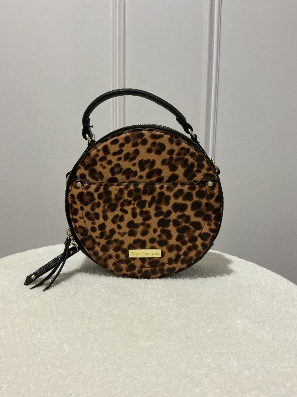 Enzo Angiolini Round Animal Print Bag